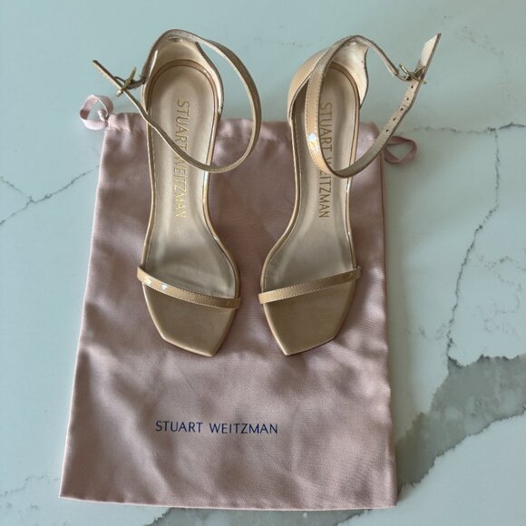 Stuart Weitzman Nudistcurve Heel NWOT - Picture 3 of 6